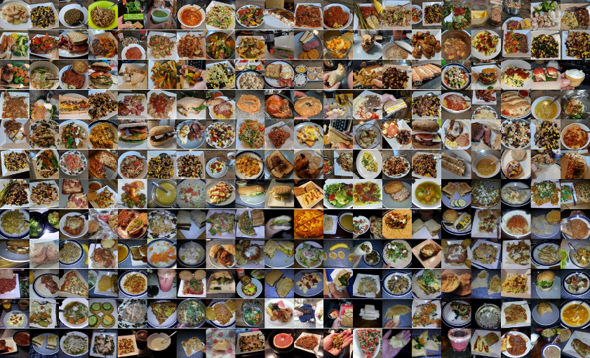 Photos of some of the more than 1,000 meals I've logged.